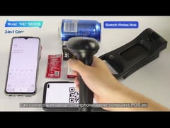 Escáner de código de barras Bluetooth 2D YHD-5800DB